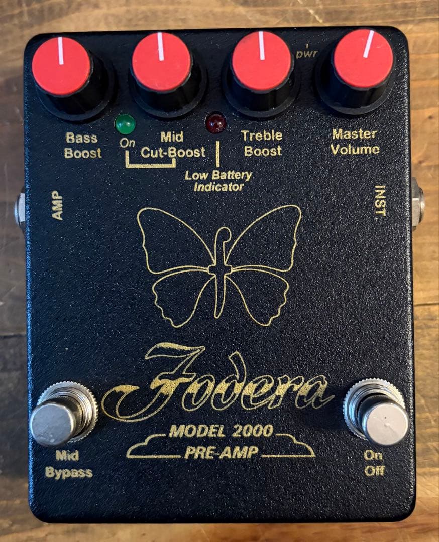 【美品レア】Fodera MODEL 2000 プリアンプ