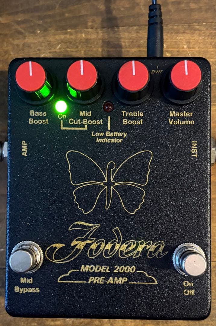 【美品レア】Fodera MODEL 2000 プリアンプ