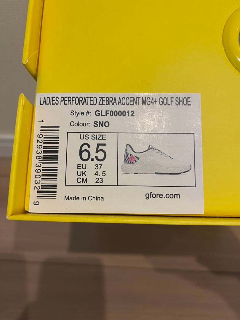 新品 未使用品 MG4PLUS ゴルフシューズ ホワイト