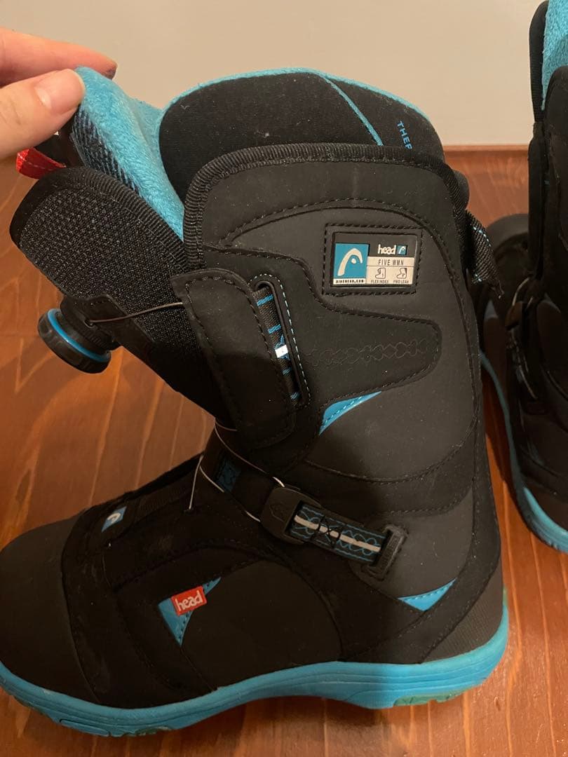『スノボ一式セット』 head スノーボードブーツ 23㎝ブラック/ブルー