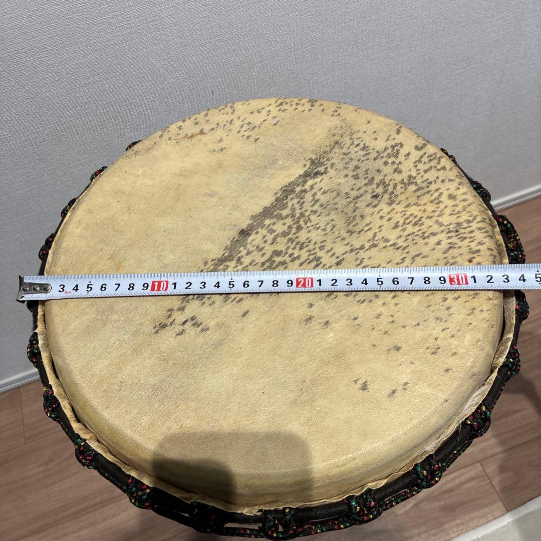 ジャンベ（Djembe）本皮／木胴 60×32cm ソフトケース付き