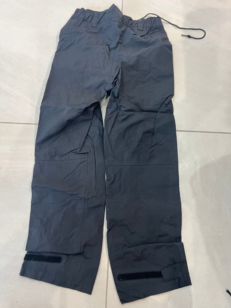 ブラック防水レインパンツ サイズ約100cm