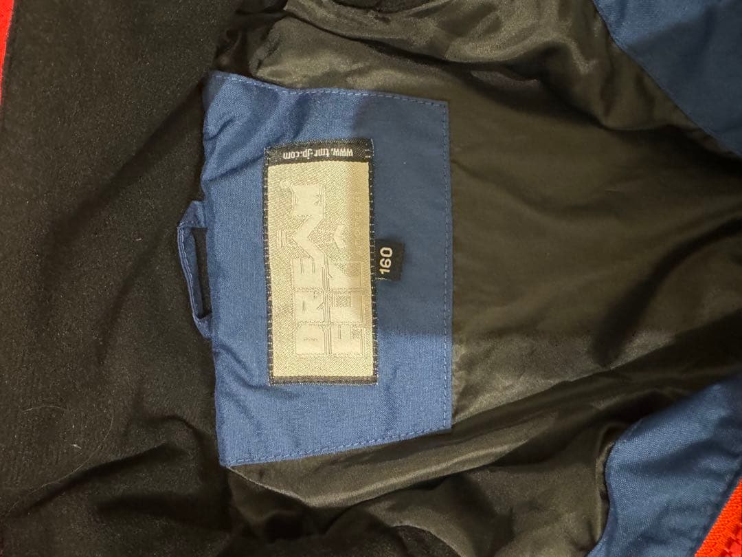 子ども用スキーウェアセット ネイビー&ピンク　パンツノースフェイス