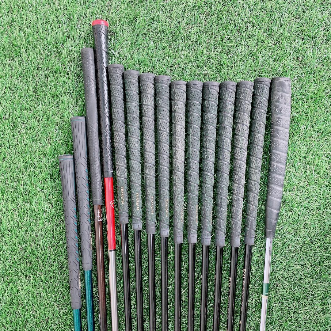 初心者応援！テーラーメイド入りゴルフ15本 フルセット　N2543