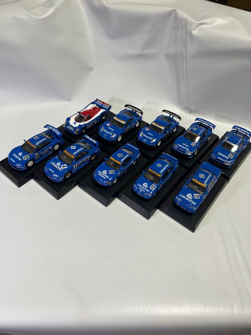 京商　サークルKサンクス　Calsonic ミニカーシリーズ　全10台　1/64
