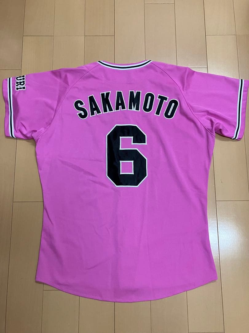 坂本勇人　ユニフォーム　ピンク　読売ジャイアンツ　読売巨人軍　ミズノ　WBC M