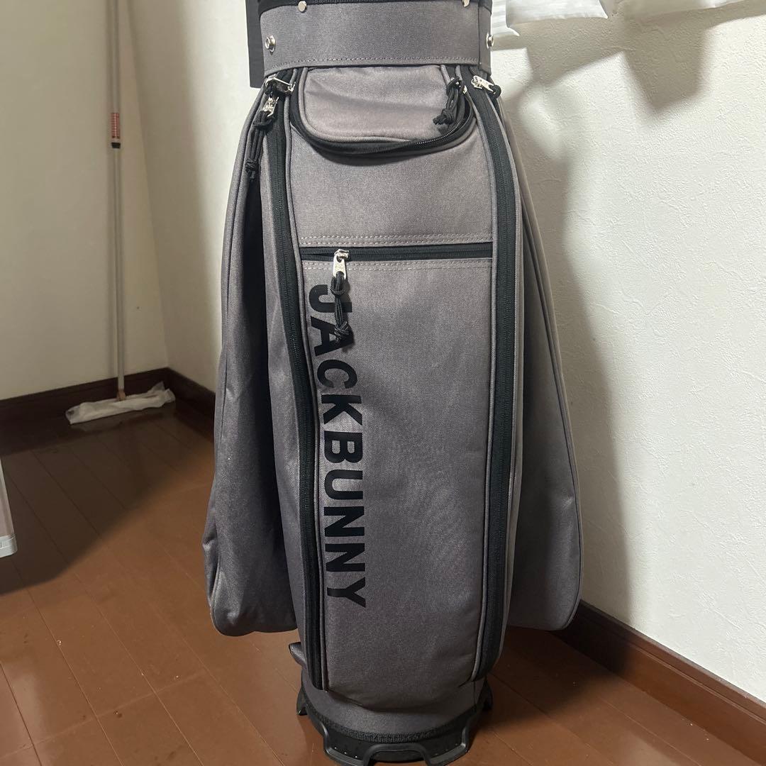 JACK BUNNY ゴルフバッグ グレー