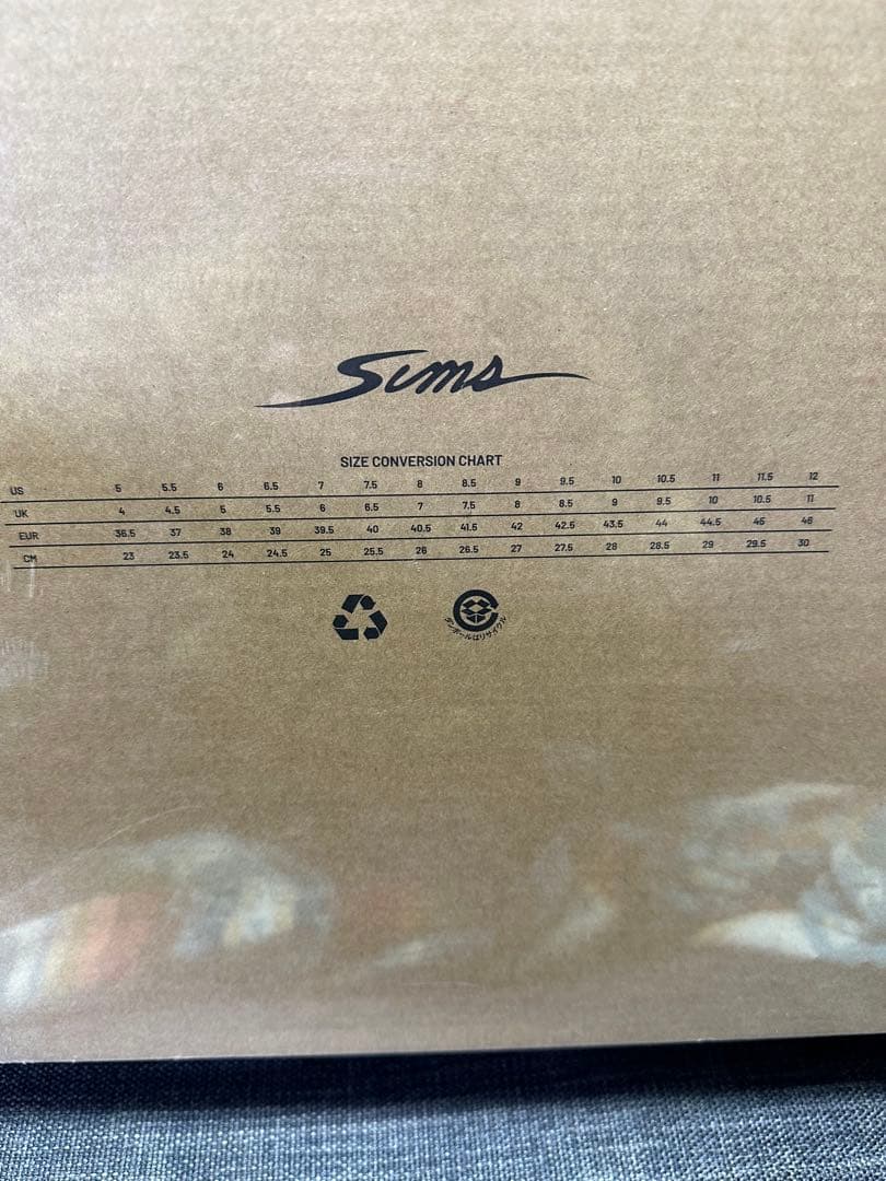 SIMS OPERATION ブラック 新品　23.5