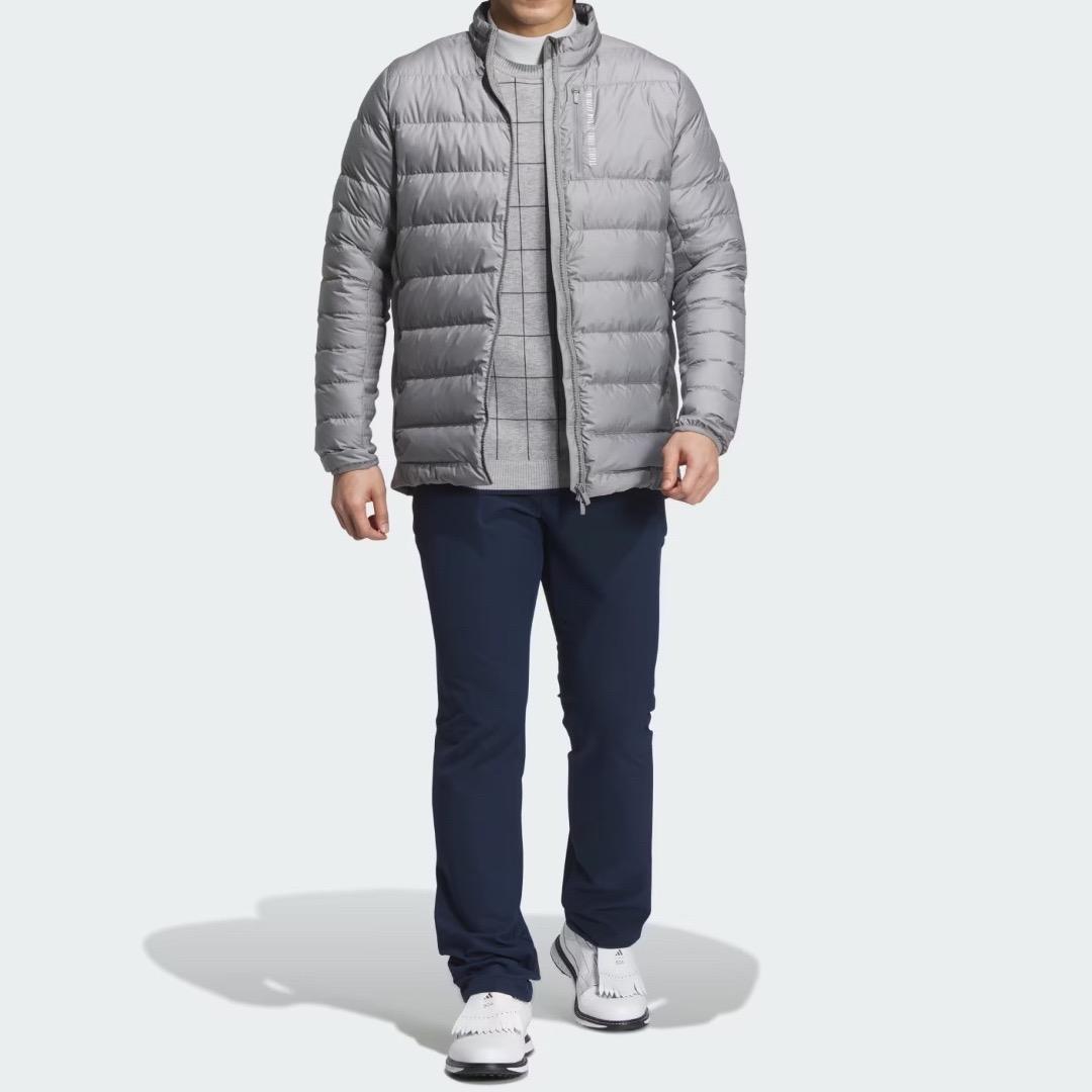 【L】秋冬 アディダス ゴルフ 保温 600フィルパワー ダウンジャケット