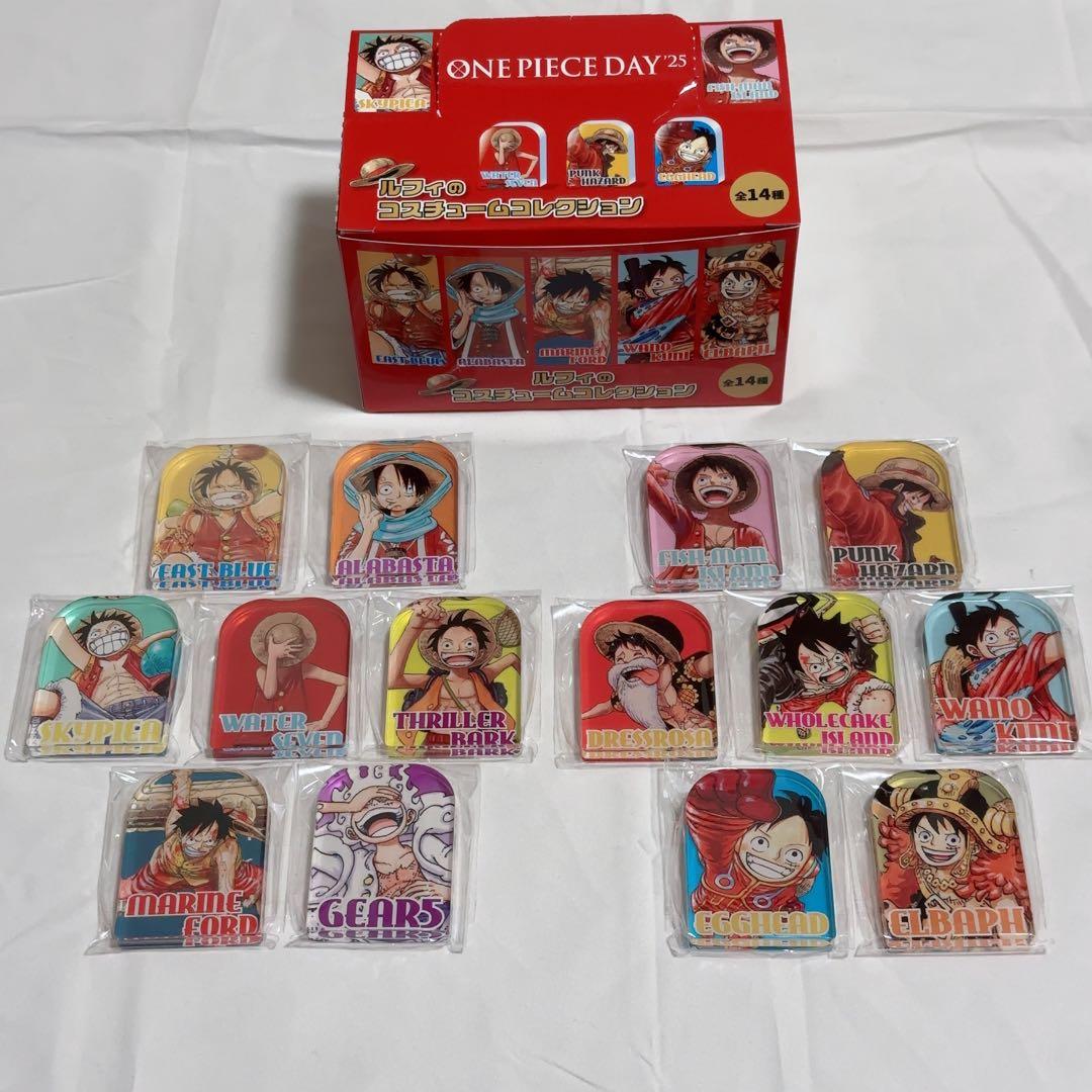 ONE PIECE DAY 25 ルフィのコスチュームコレクション コンプリート