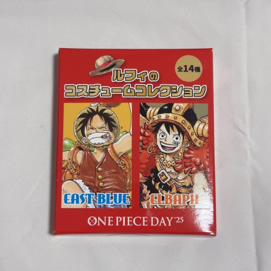 ONE PIECE DAY 25 ルフィのコスチュームコレクション コンプリート
