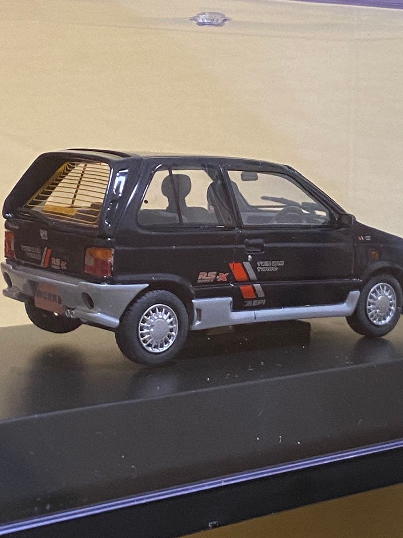 ハイストーリー1/43アルトワークスブルー