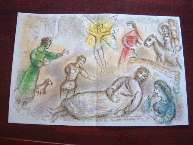 シャガール：ドイツ語復刻版挿絵本「オデッセイ」、全2巻