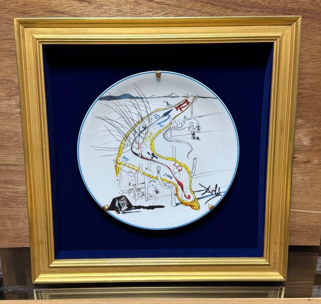 ダリ 記憶の固執 限定磁器プレート 額装 リモージュ