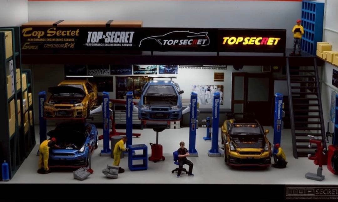 TOP SECRET東京オートサロン2026 SPECIALミニカージオラマ4点