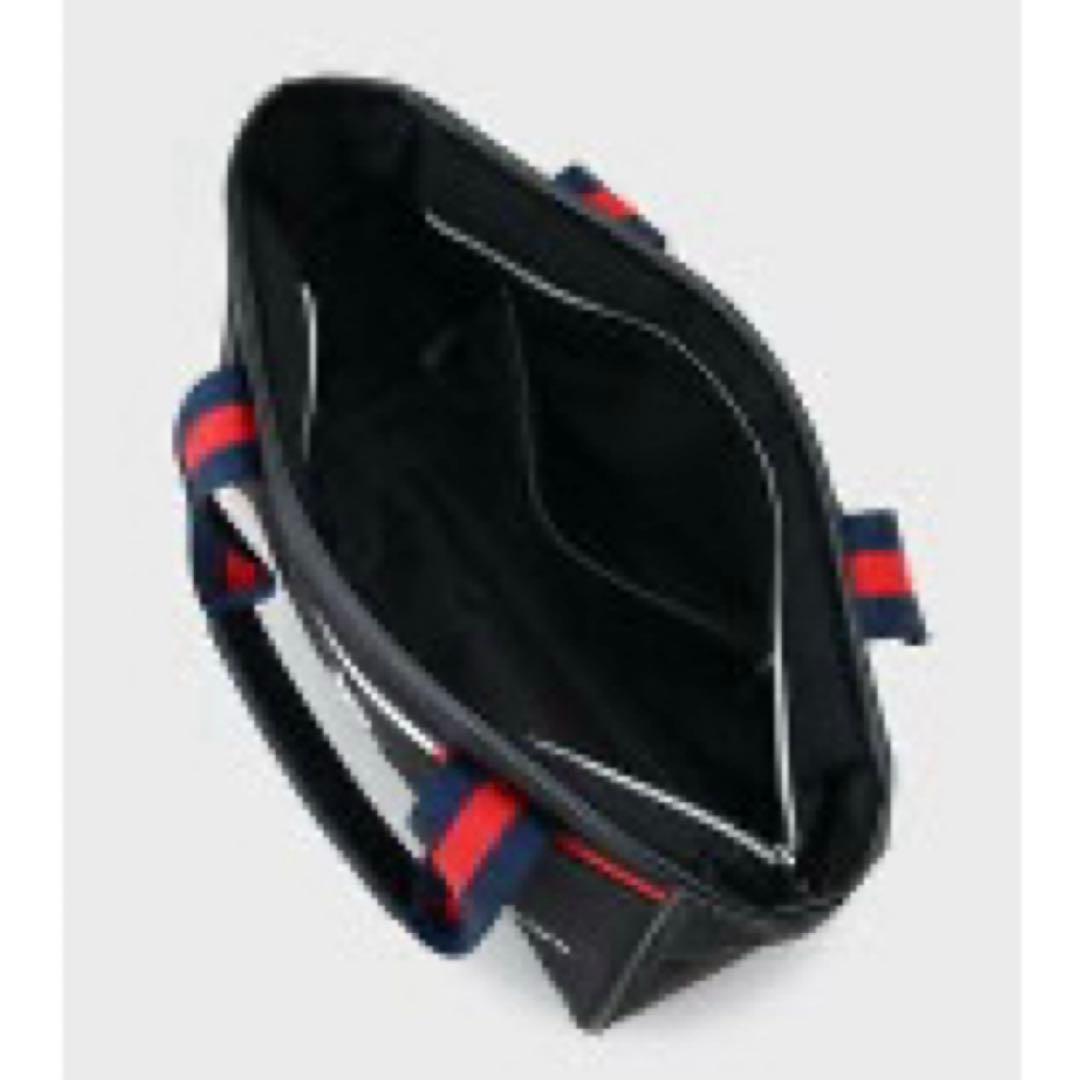 【新品未使用】【新レーベル ADABAT NAVY】トリコロール カートバッグ