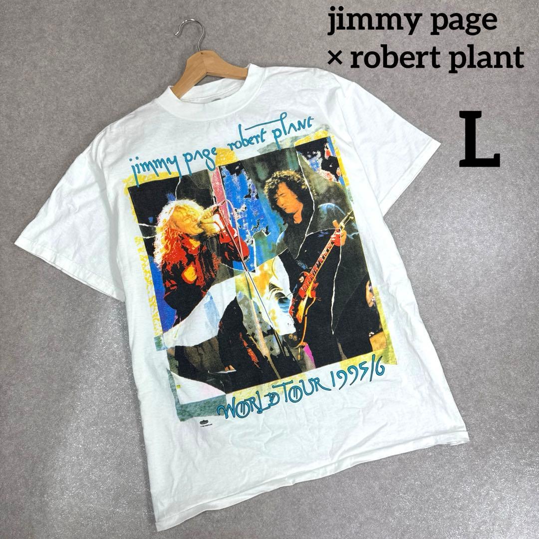 希少 90s jimmy page & robert plant ツアーTシャツ