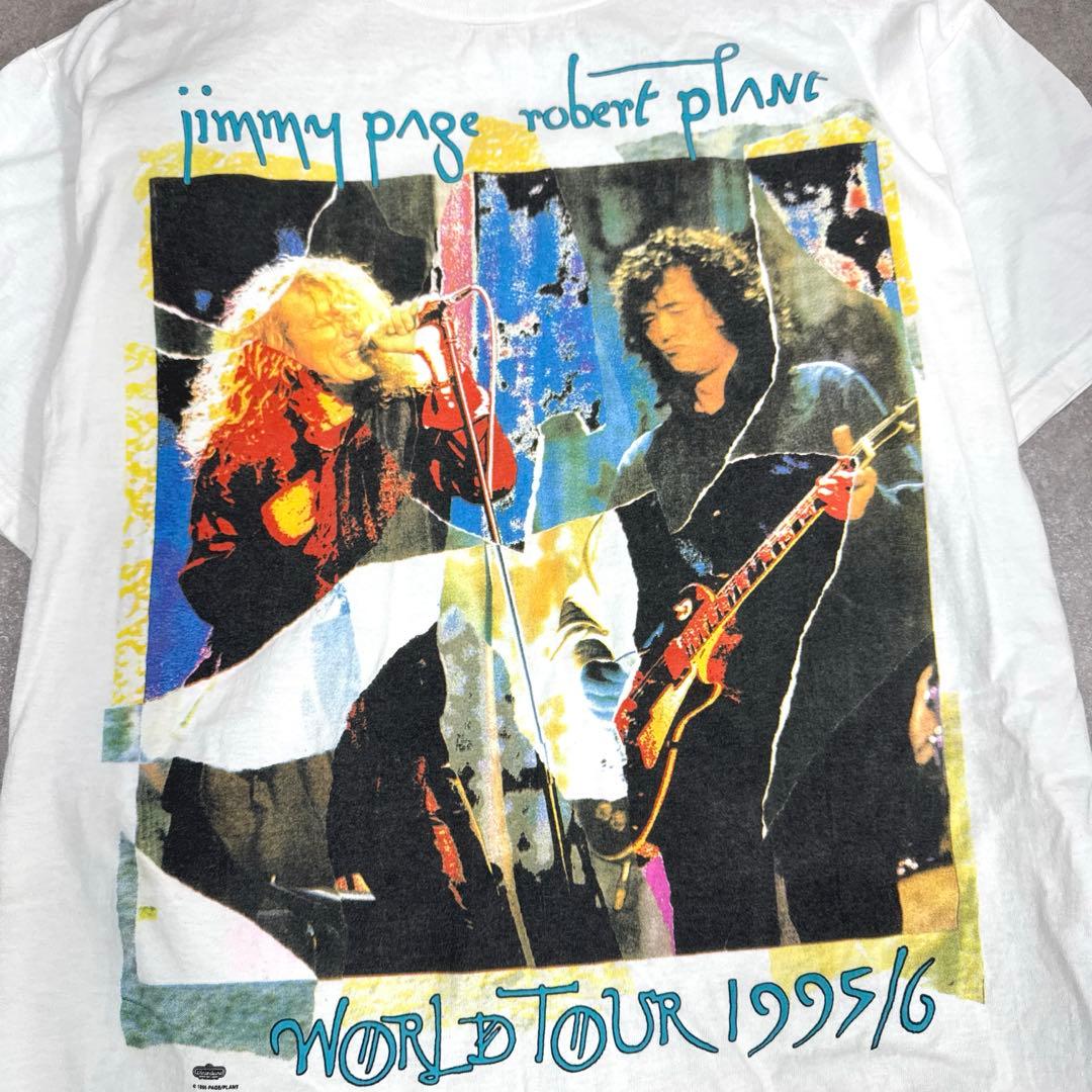 希少 90s jimmy page & robert plant ツアーTシャツ