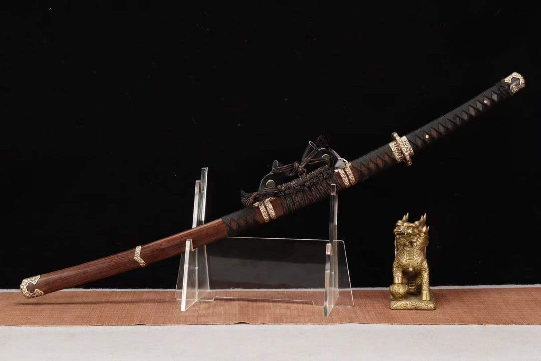 【太刀一伊鶴】古兵器 武具　刀装具　日本刀　模造刀 居合刀