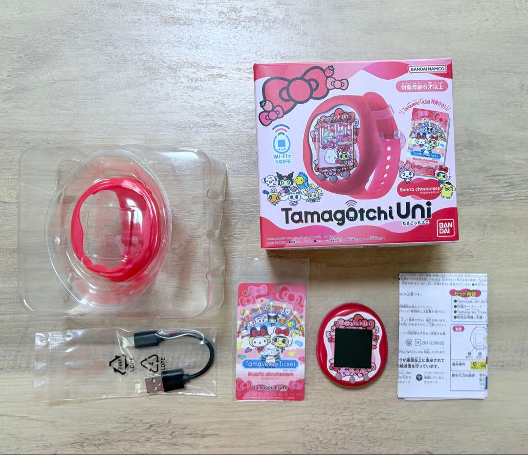 【最安値】たまごっちUni サンリオキャラクターズ 本体+付属品セット