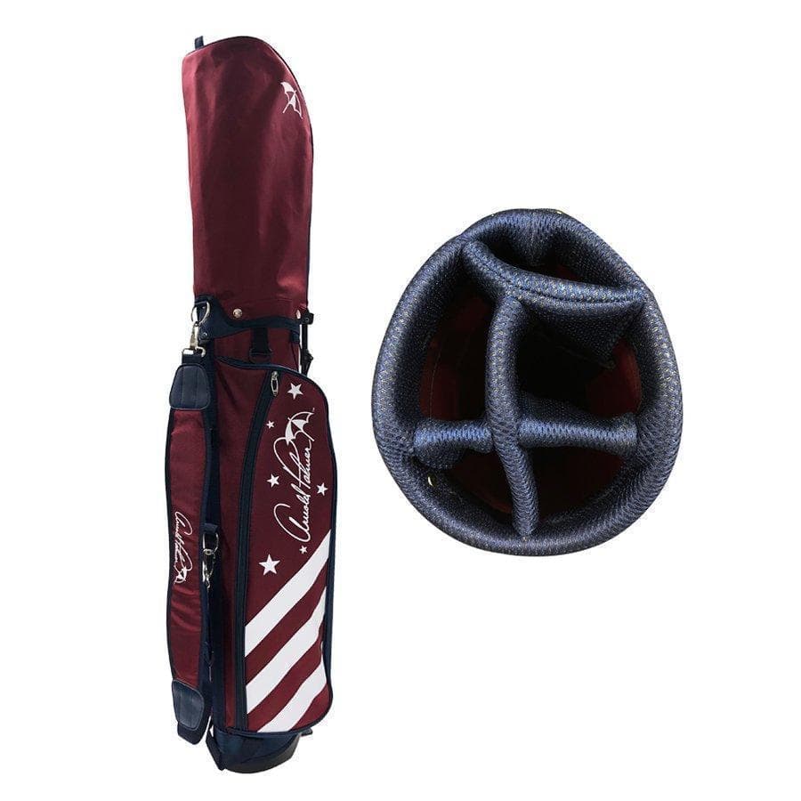 新品 アーノルドパーマー スタンド式 キャディバッグ 超軽量 RED