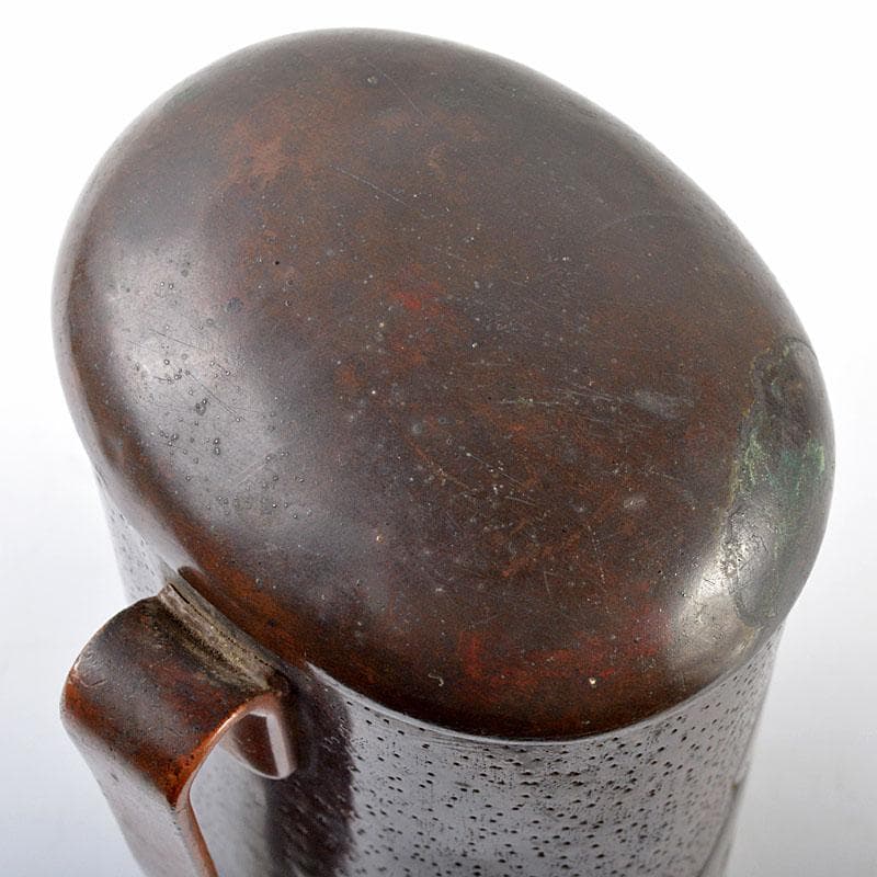 中国　古銅　刻象文　酒燗器　ちろり　酒瓶　M　R4707
