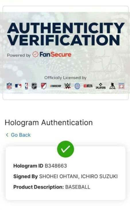 祝！殿堂入り☆大谷翔平&イチローMLB・FANATICS公認ダブルサイン