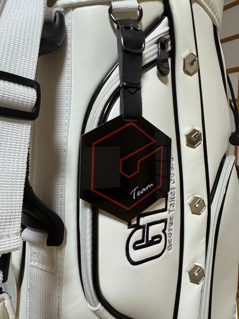 【新品・未使用】GTD ゴルフバッグ・キャディバッグ ホワイト