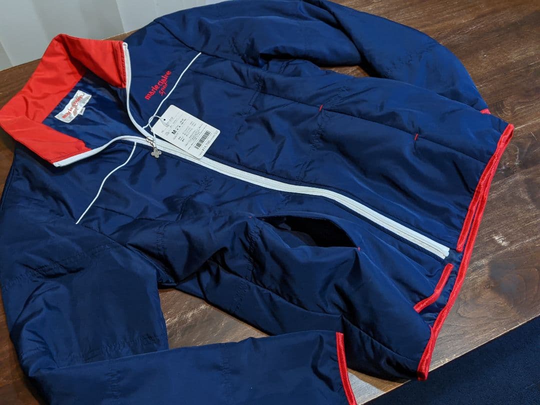 新品　マリクレール　スポーツ　ナイロン　中綿　ジップ　ジャケット　ゴルフ　ウェア