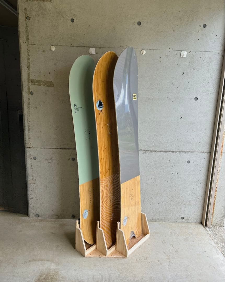 [注文受付ページ]スノーボード　ディスプレイスタンド　3連