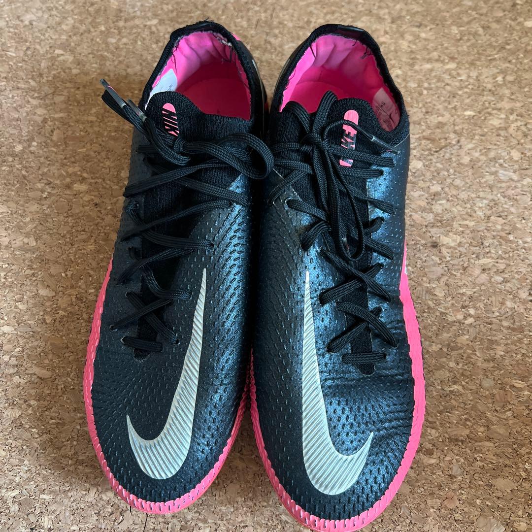 NIKE PHANTOM サッカーシューズ ブラック/ピンク26.5