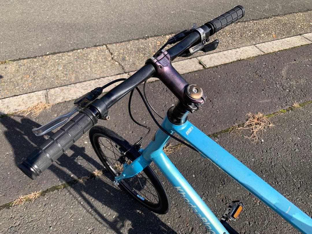 【即乘】送料無料 KhodaaBloomミニベロ RAIL小径車クロスバイク9速