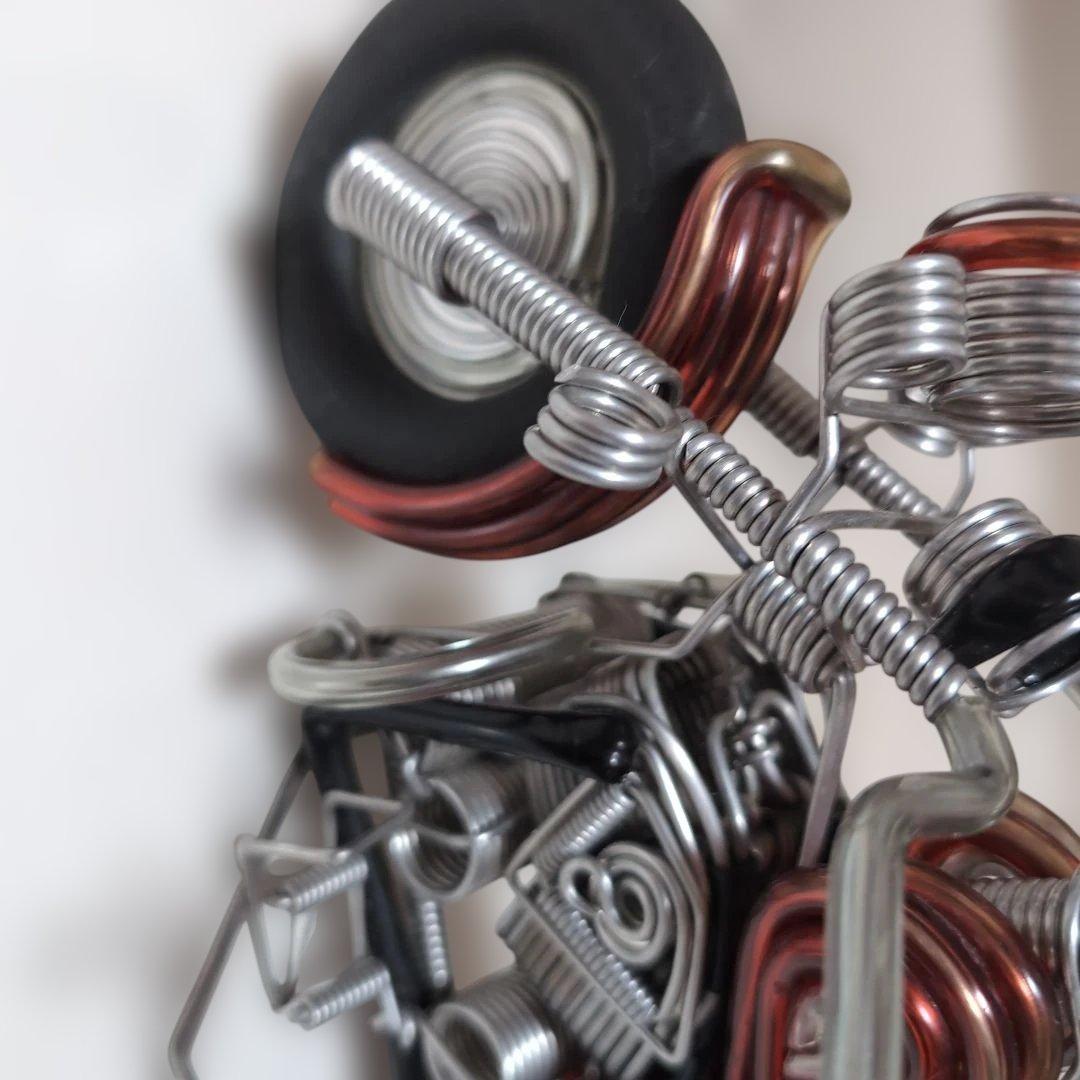 ワイヤーアート　バイク