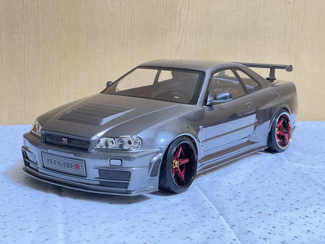 タミヤ 1/10 GT-R R34 ボディ