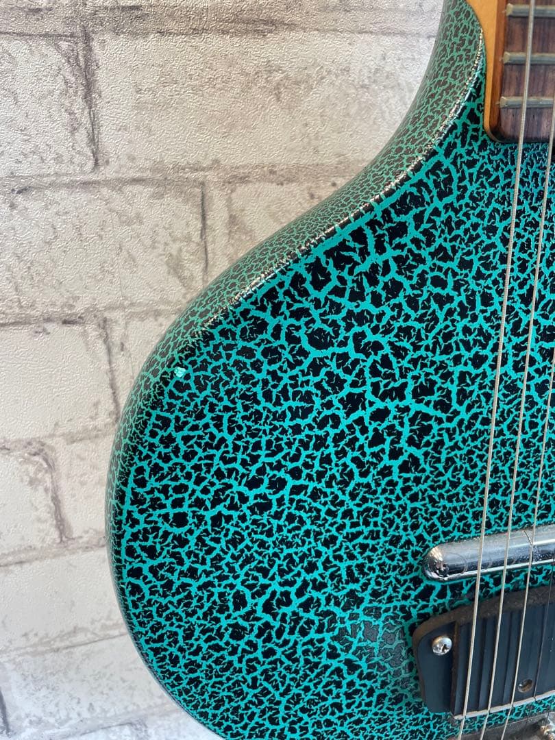 ギター Jerry Jones \"Baby Sitar\" green crack