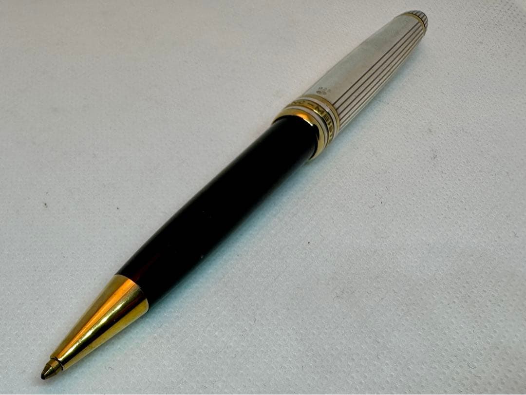 美品 モンブラン マイスターシュテュック ボールペン 金／銀