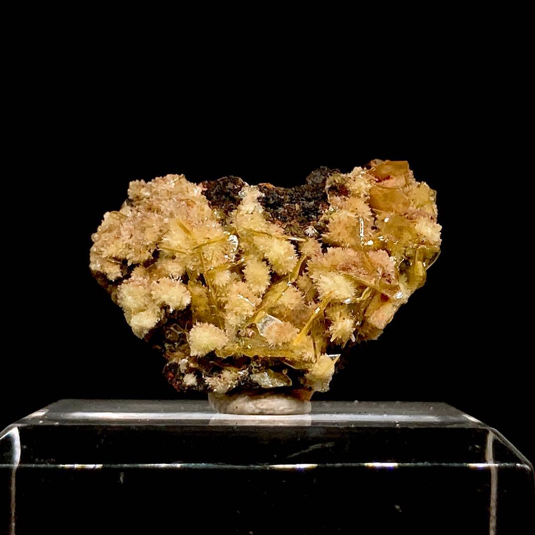 メ*ー様 ウルフェナイト&ミメタイト　原石　鉱物標本　天然石　238