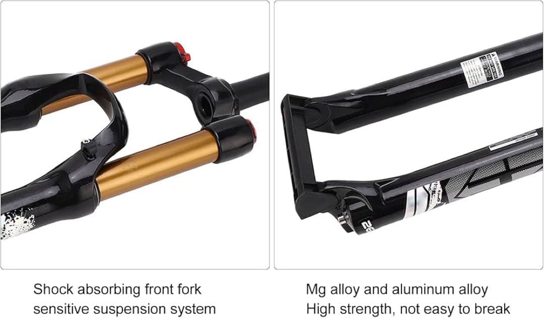 120mm ストロークマウンテン バイクフロント フォーク 26インチ 自転車