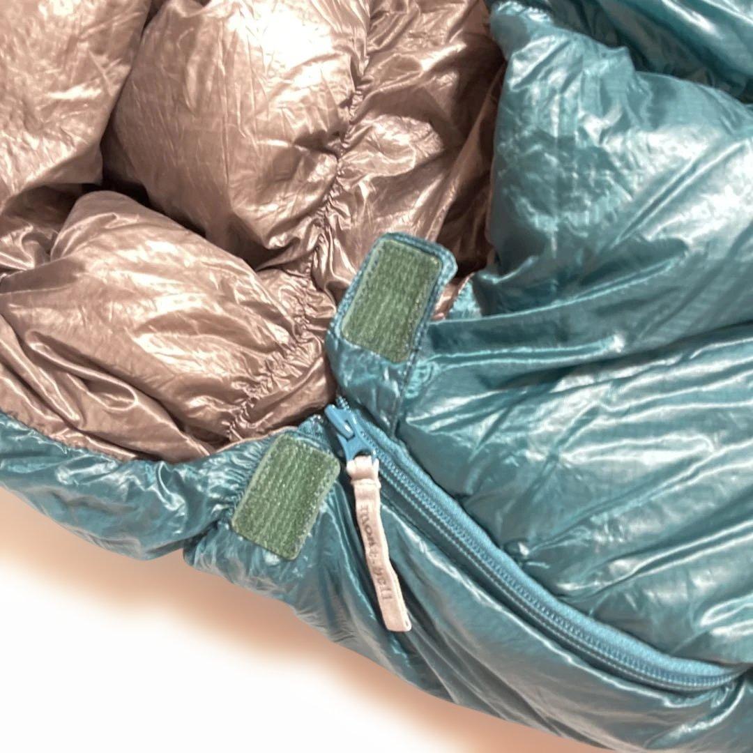 モンベル　ULSSダウンハガー #3 ティール マミー型寝袋　800FP