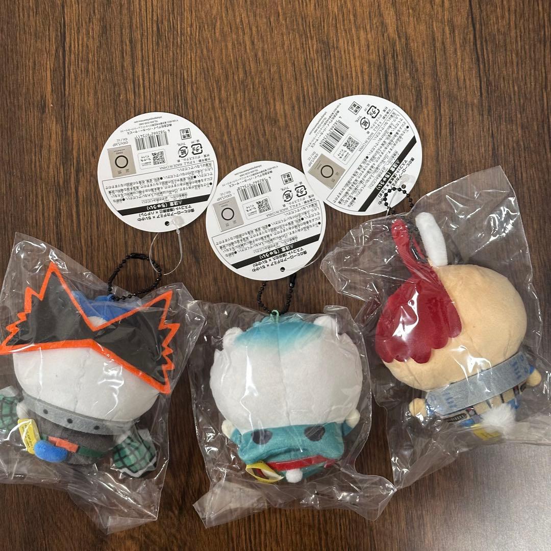 【正規品】ちいかわ　僕のヒーローアカデミア　ヒロアカ　マスコット　3点セット