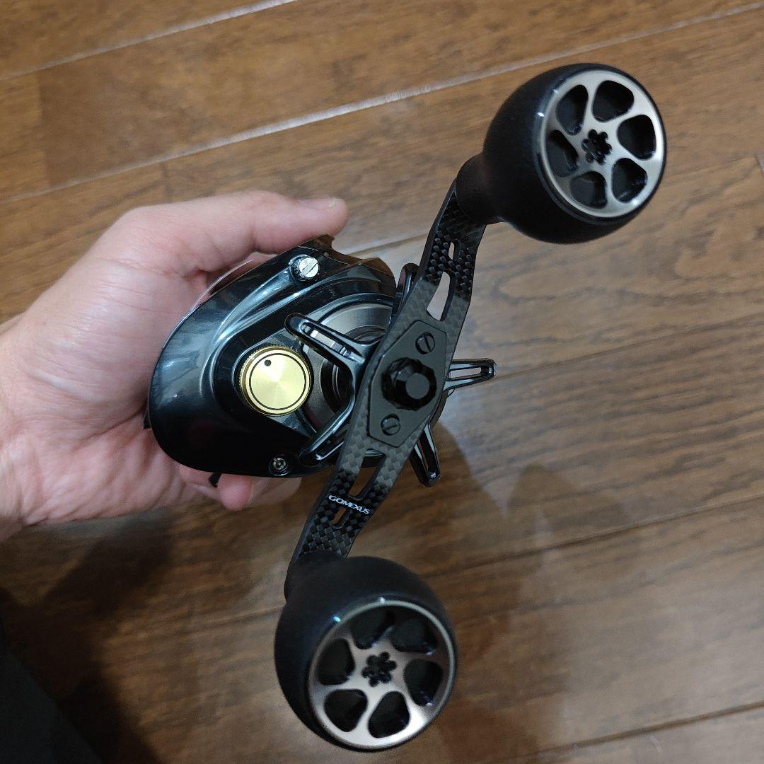 ビッグベイト対応 大型 ベイトリール カスタム ハンドル 交換