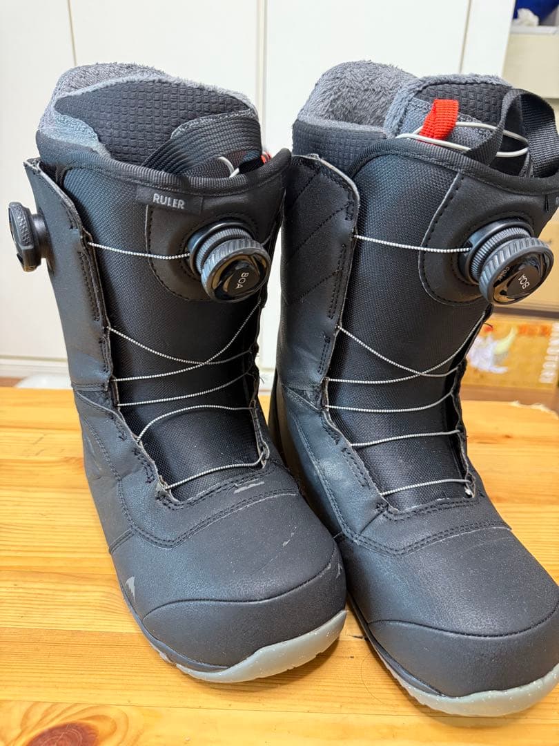 Burton☆ルーラー BOA ワイドスノーボードブーツ ブラック27.0cm