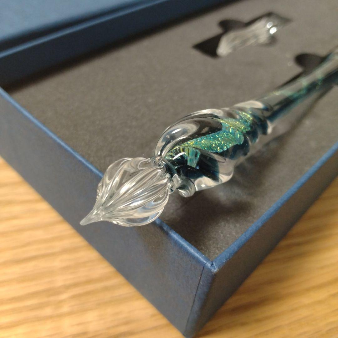 ガラスペン　銀河鉄道の夜　ガラス工房LUC