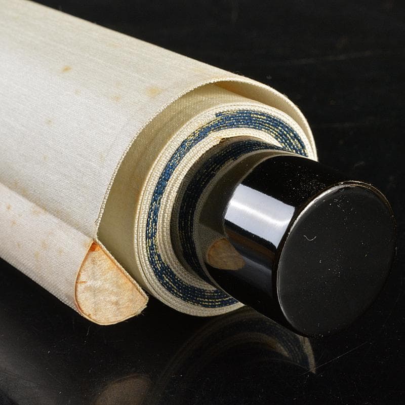 掛軸　前大徳　西垣大道老師　一行書　「好日」　共箱　V　R5931B