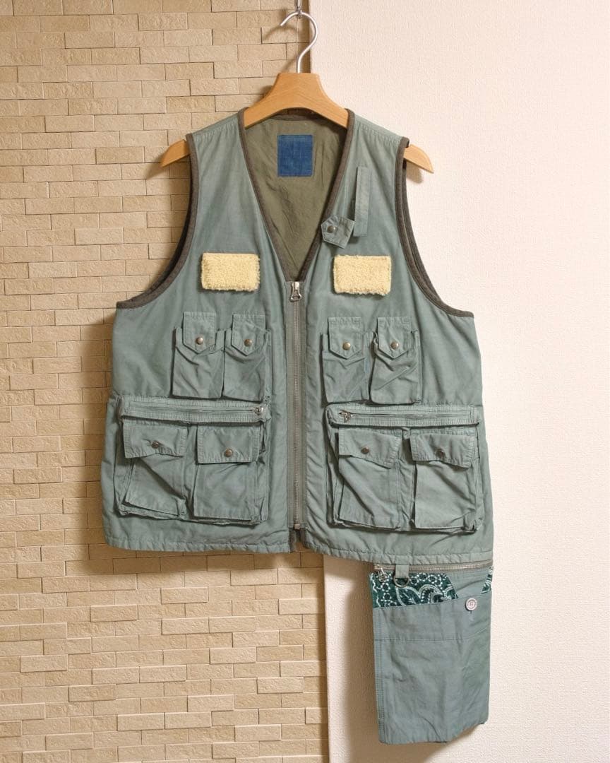 VISVIM PILAR FISHERMAN VEST フィッシャーマンベスト