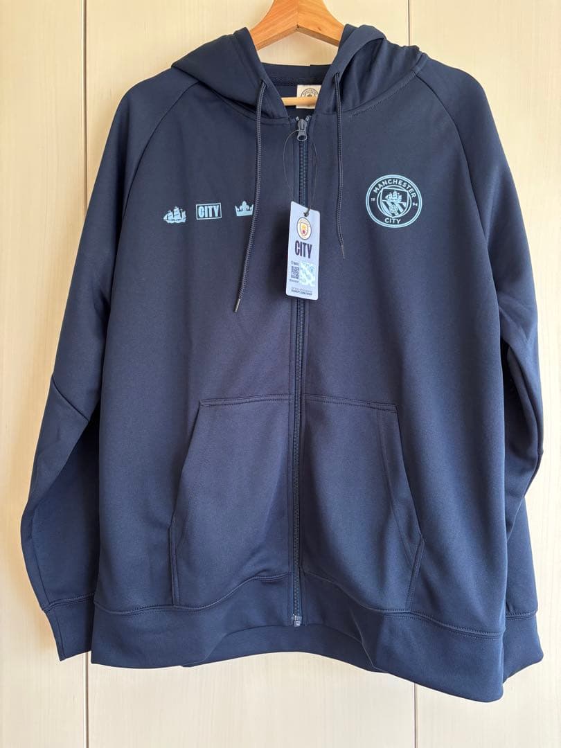 ［新品未使用］マンチェスターシティ公式　2025フルジップパーカー×パンツセット