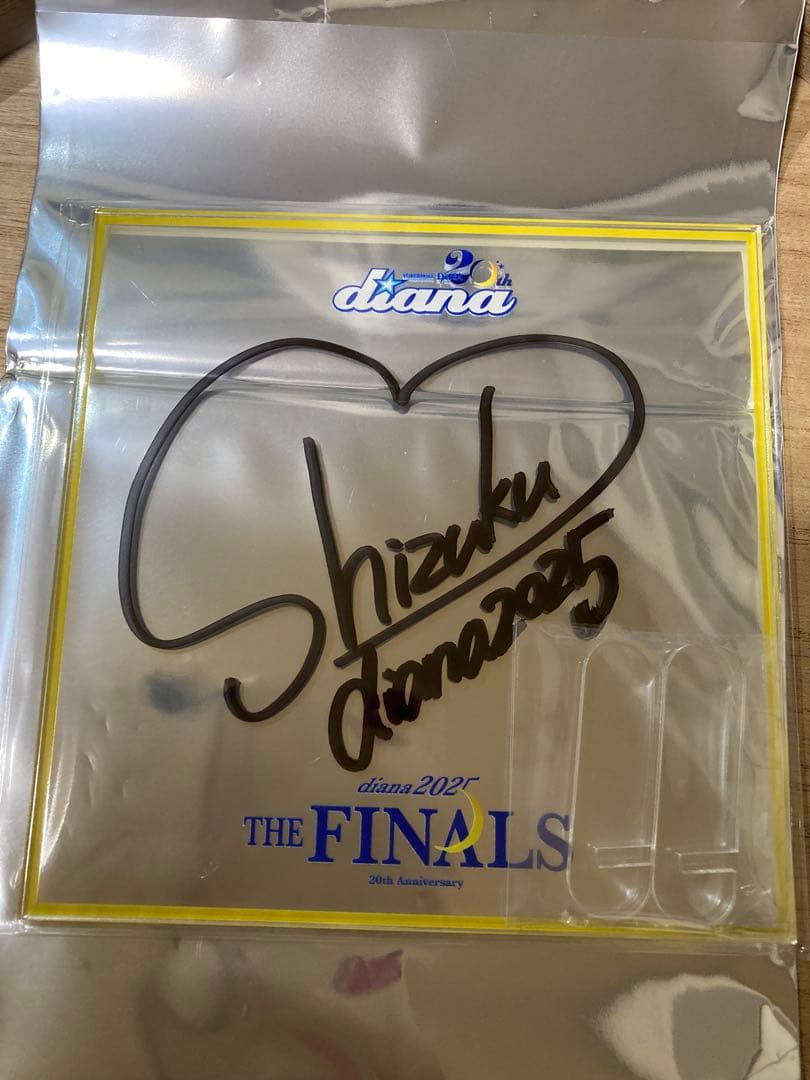 横浜 ベイスターズ diana 2025 アクリル色紙 shizukuさん