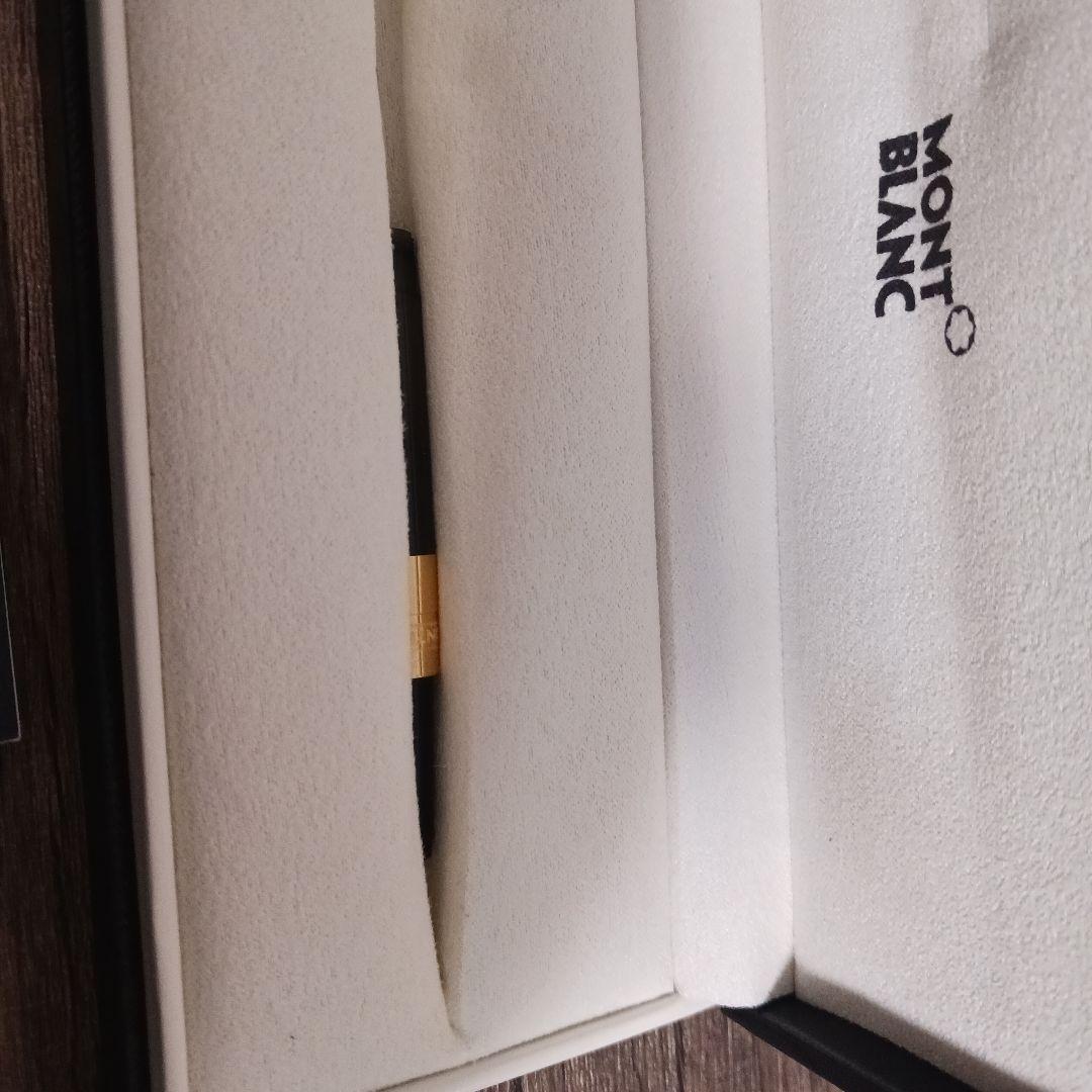 Mont Blanc 万年筆 黒 マイスタークラシックプラチナライン