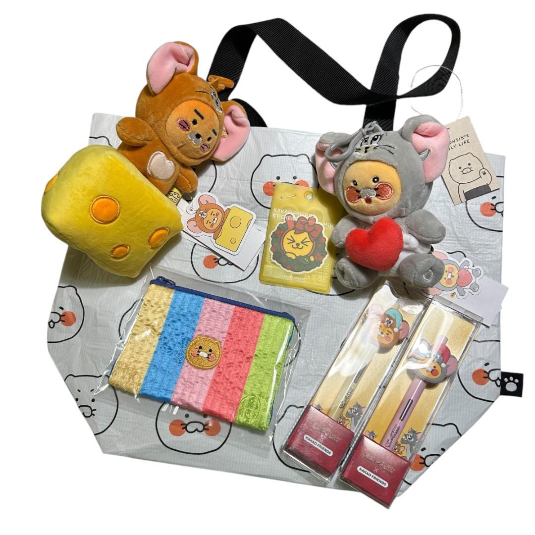 【9点セット!!】トムとジェリー カカオフレンズ マスコットキーリング　韓国