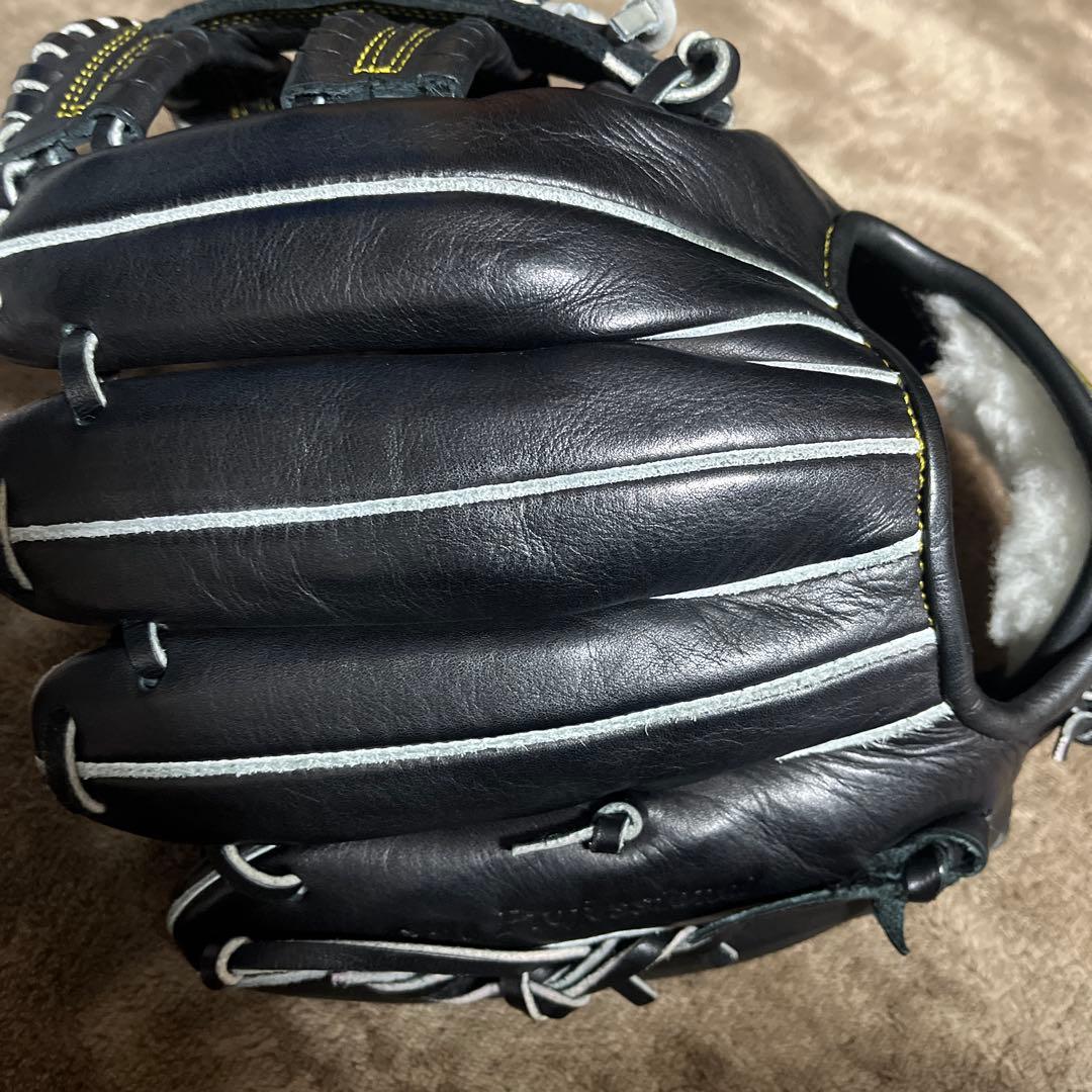 軟式　スラッガー　SR1 カスタム　黒×グレー　内野手用